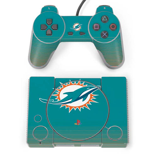 NFL Miami Dolphins Breakaway PlayStation Classic Bundle Skin